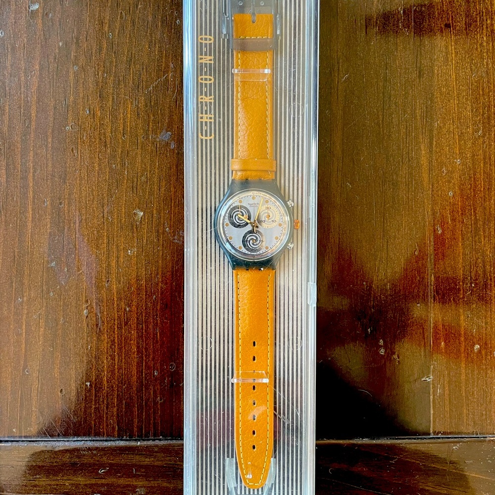 New swatch watch chrono